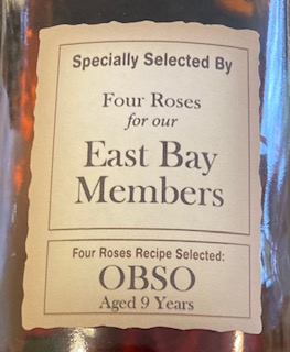 Four Roses OBSO Kentucky Straight Bourbon Side Label