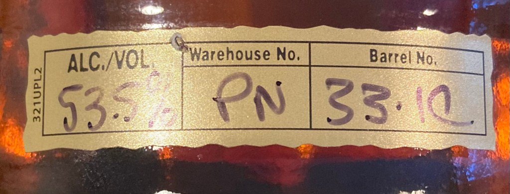 Four Roses OESO Bourbon Front Label