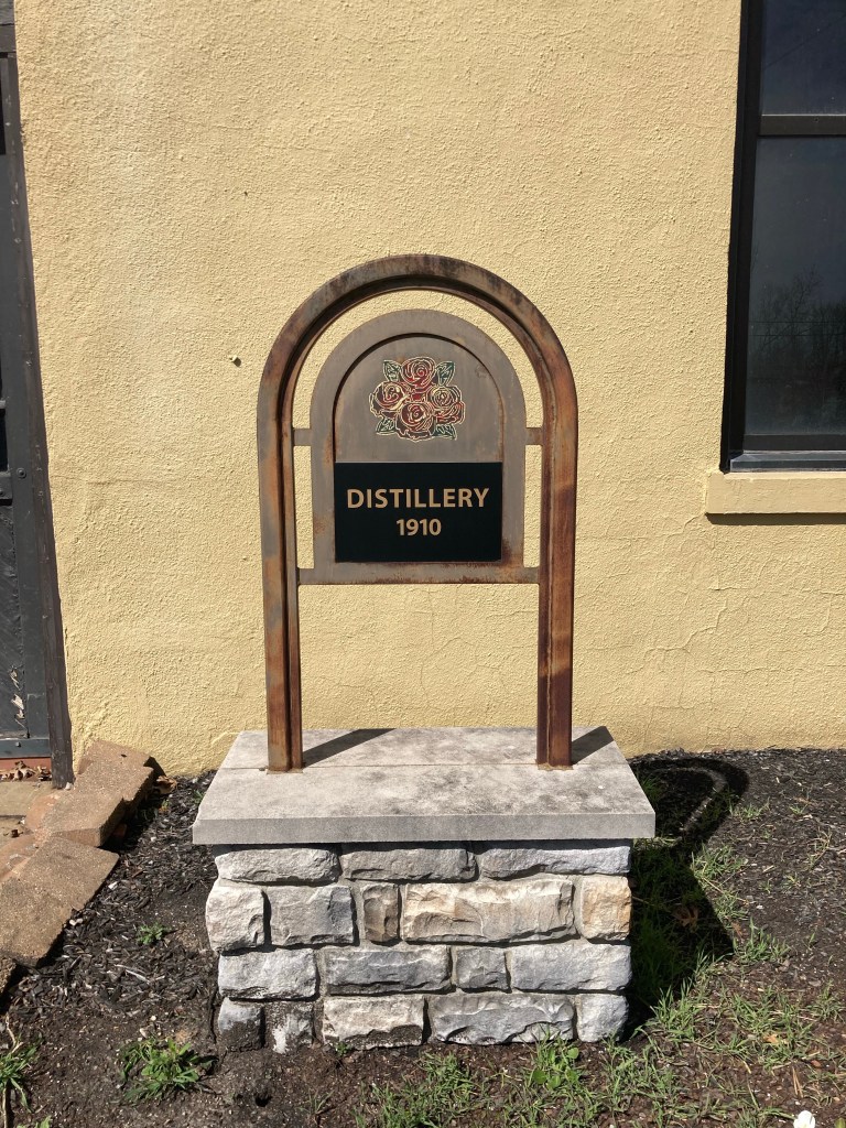 Four Roses Distillery Sign showing the distillery dating back to 1910