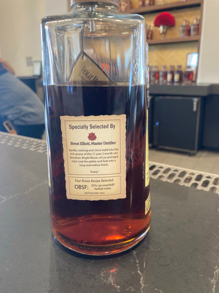 Four Roses OBSF Barrel Strength Single Barrel at Bar 1888