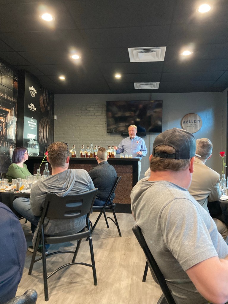 Four Roses Master Distiller Brent Elliot at a tasting event