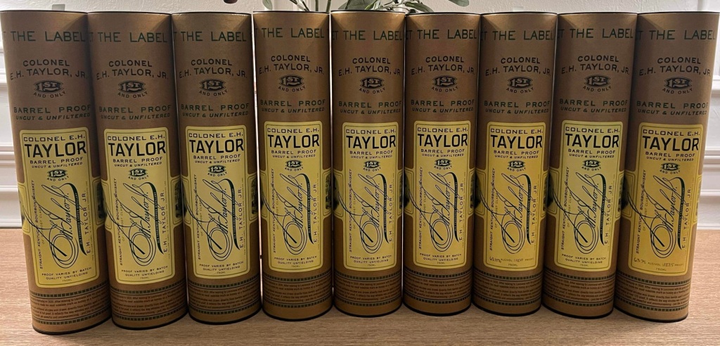 Colonel E. H. Taylor Barrel Proof Bourbon Batch List